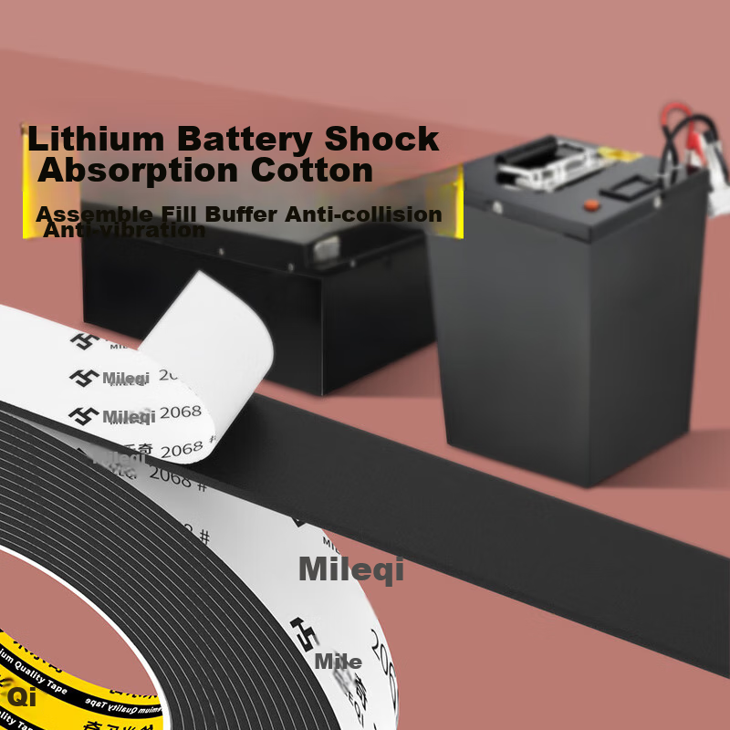 Mileqi Strong Adhesive Single-Sided EVA Foam Tape Thickened Shockproof Windproof...