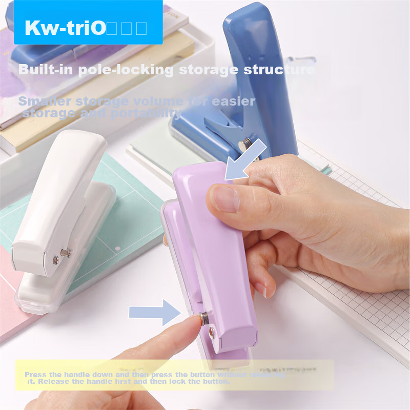 Keduyou 40-Page Single-Hole Punch Machine, Small Bank Card Puncher, Hole Puncher...