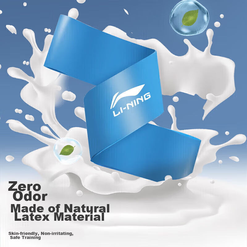 Li-Ning Elastic Band Leg Resistance Fitness Track And Field Ankle Latex Ring Min...