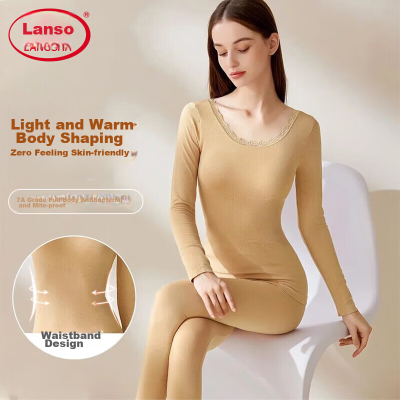 Langsha [2024 New Product] Women's Shapewear Underwear Set, High-Elastic Slim-Fi...