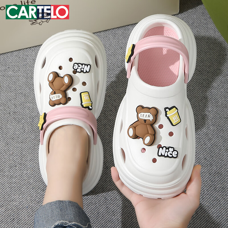 CARTELO Women's Summer Hollow Shoes Casual Beach Shoes Sandals Women's Sandals 1...