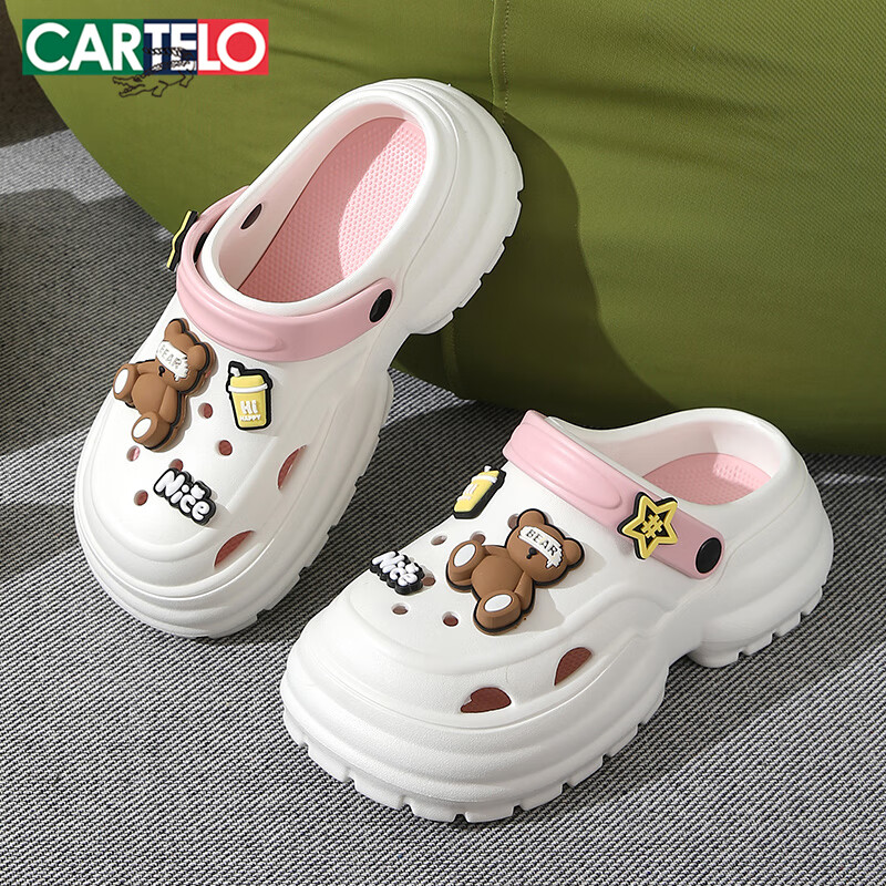 CARTELO Women's Summer Hollow Shoes Casual Beach Shoes Sandals Women's Sandals 1...