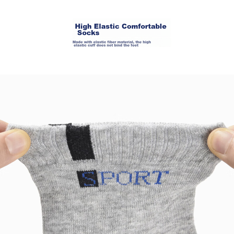 Langsha Men's Socks, Xinjiang Cotton, Spring And Summer, 7A Antibacterial And Od...