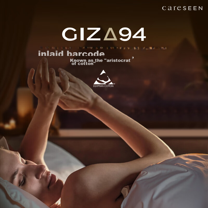 Canasin Egyptian Cotton Luxury Four-piece Set 100S Pure Cotton Satin Duvet Cover...