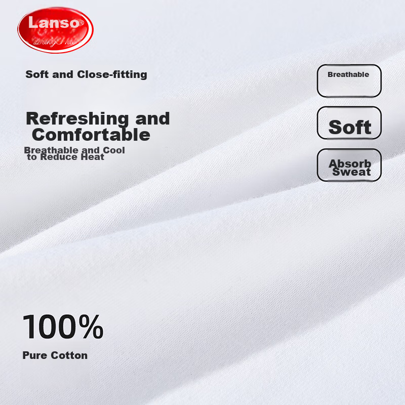 Langsha Children's T-Shirt, Boys And Girls Autumn And Winter Pure Cotton Undersh...