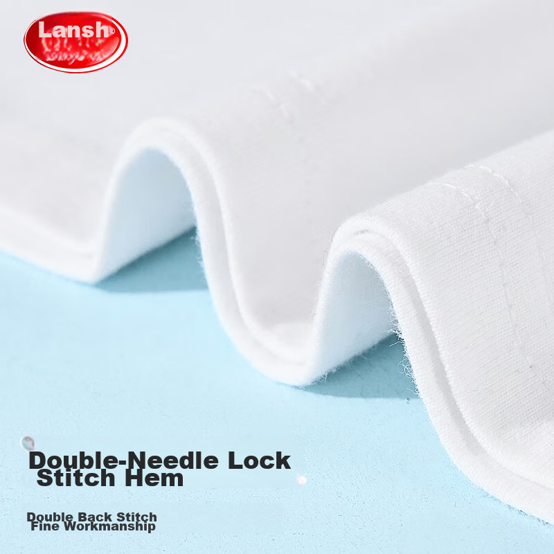 Langsha Children's T-Shirt, Boys And Girls Autumn And Winter Pure Cotton Undersh...