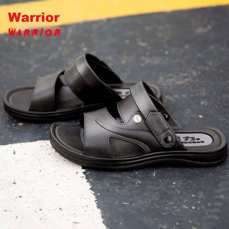 Warrior Sandals for Men, Casual Outdoor Dual-Use Beach Shoes, Comfortable Lightw...