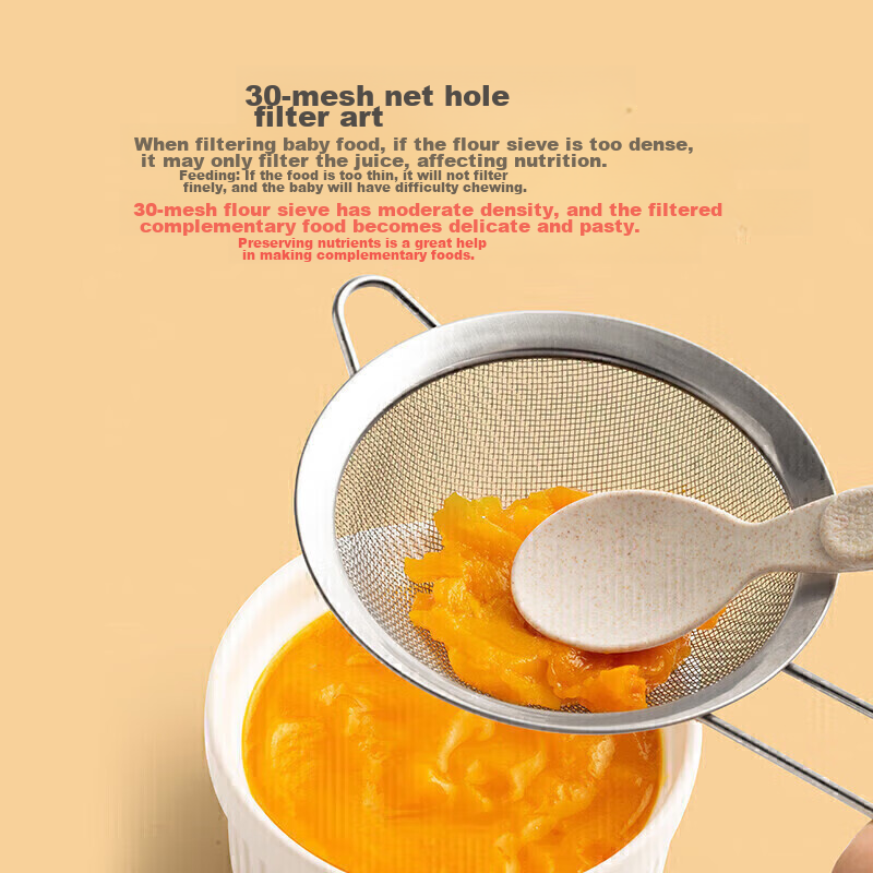 Mohuan Chufang Stainless Steel Soy Milk Strainer, Fine Mesh Sieve for Chinese He...