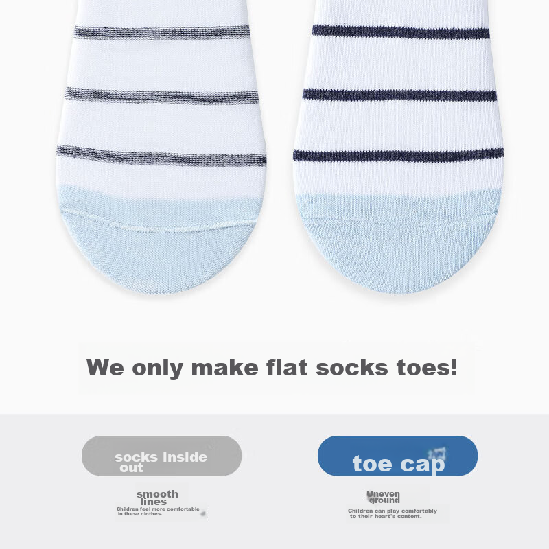 Langsha Children's Socks, Boys' Spring And Summer Cotton Socks, Comfortable Mid...