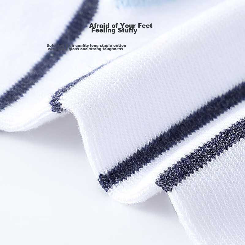 Langsha Children's Socks, Boys' Spring And Summer Cotton Socks, Comfortable Mid...