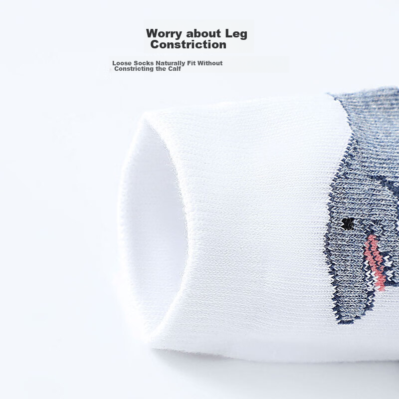 Langsha Children's Socks, Boys' Spring And Summer Cotton Socks, Comfortable Mid...