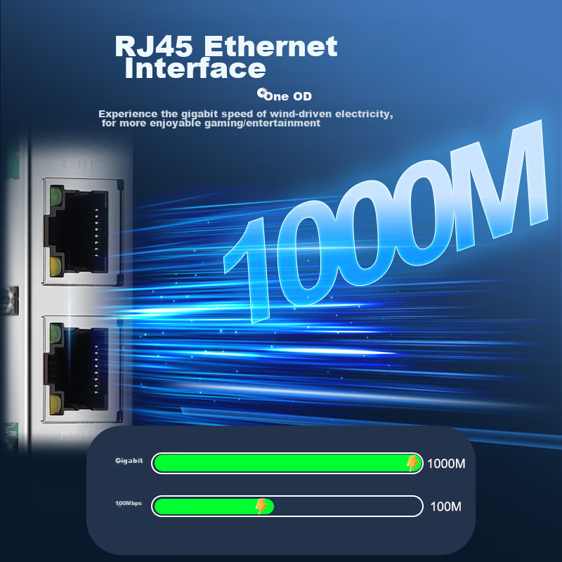 Flybish NA8111GN-T2 Dual-Port Gigabit Network Card PCIe X1 Desktop Network Card...