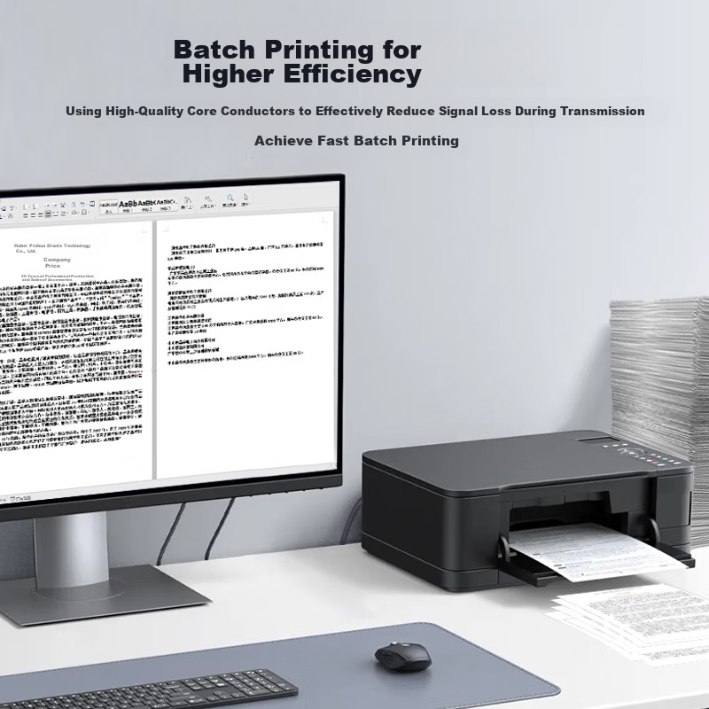 Jinghua USB2.0 High-Speed Printing Cable, Computer AM/BM Square Port to Printer...