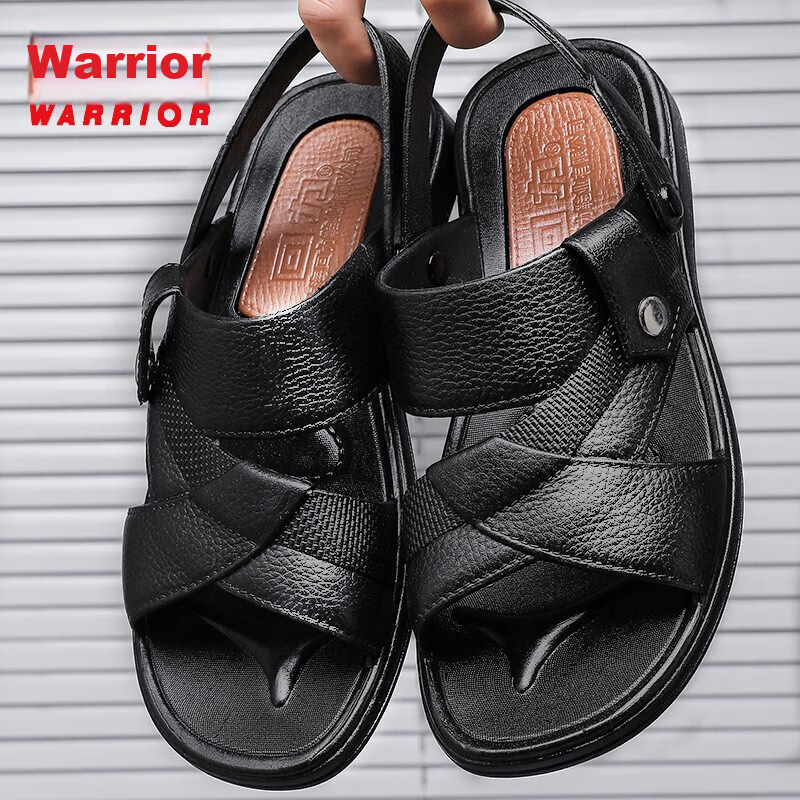 Warrior Casual Sandals for Men, Indoor Slippers, Outdoor Dual-Use Beach Shoes, C...