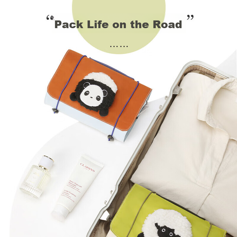 Lehuo Travel Cosmetic Bag Women's Portable Large Capacity Skincare Makeup Storag...