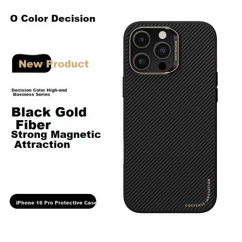 DEFENSE Kevlar Magnetic Adsorption Shockproof Full Protection Case for Apple 16...