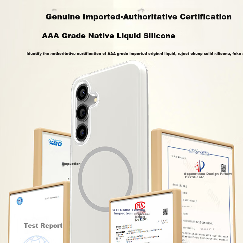 LANGLING Compatible with Samsung S25 Phone Case S25 MagSafe Magnetic Absorption...