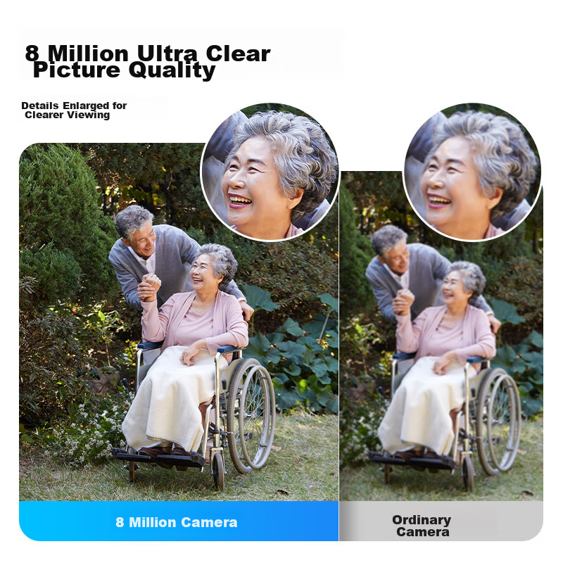 Lecheng Outdoor Surveillance Camera TS6-8MP HD 4K Commercial Home Outdoor Wirele...