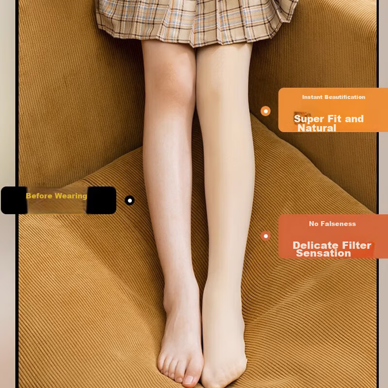 Langsha Children's Tights, Girls' Leggings, Spring And Autumn Thin Fleece, White...