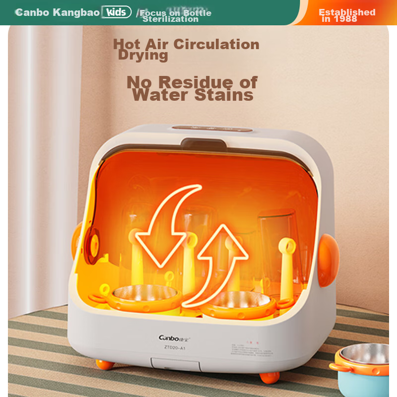 Kangbao Baby Bottle Sterilizer Cabinet with UV Light, Bottle Sterilizer with Dry...