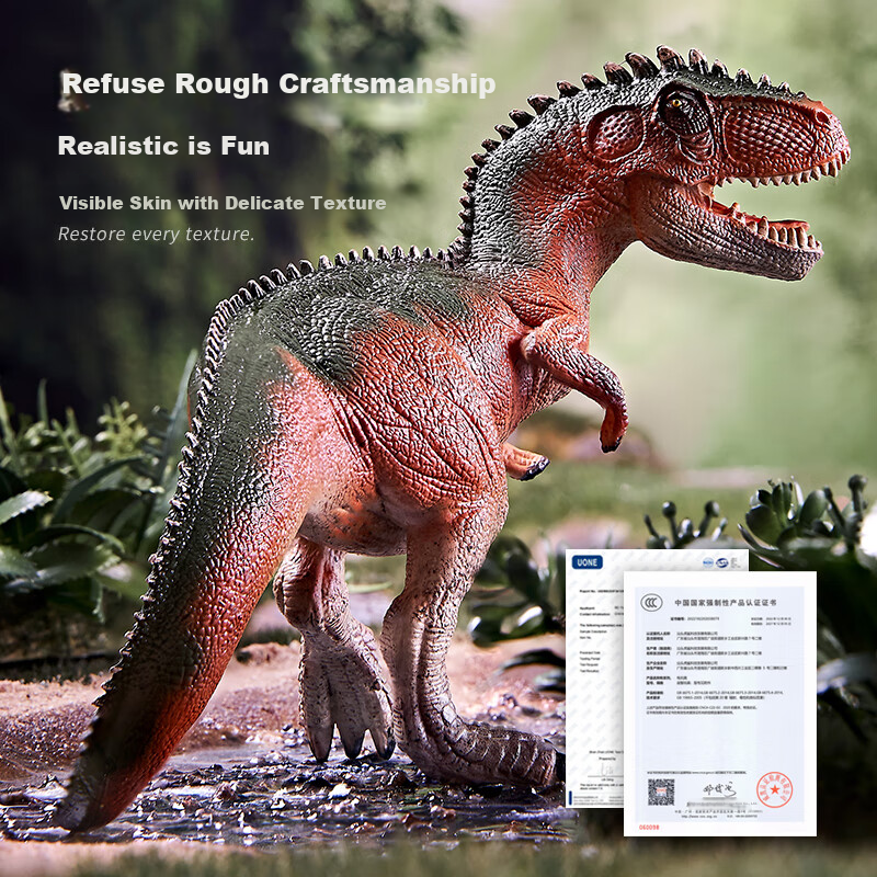 PALYFULHOME Dinosaur Toy Set for Boys Soft Rubber Children's Birthday New Year G...