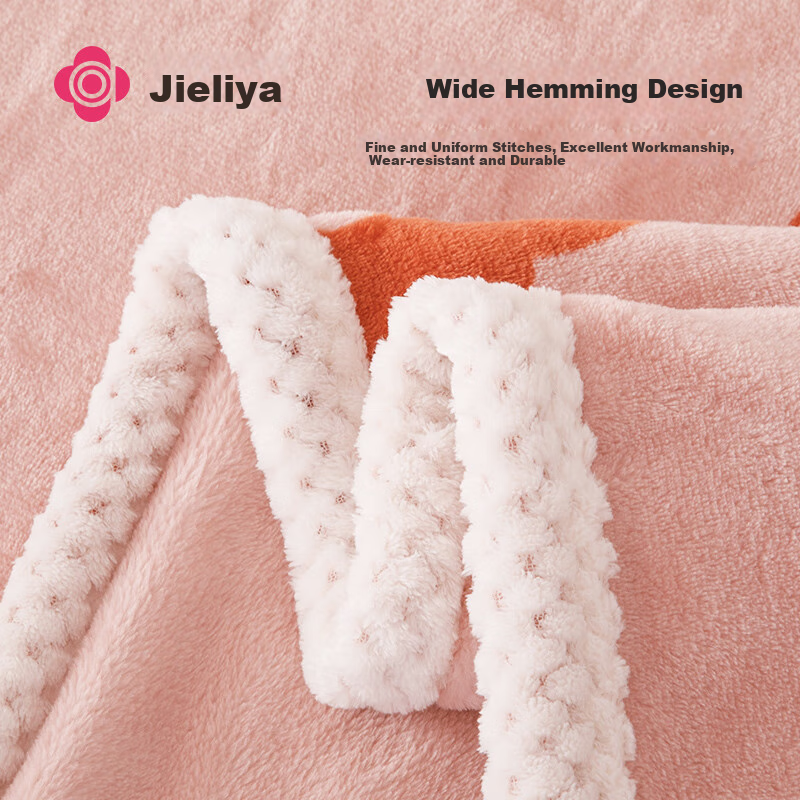 Grace Milk Velvet Blanket, Office Air Conditioning Blanket, Double-Sided Sofa Na...