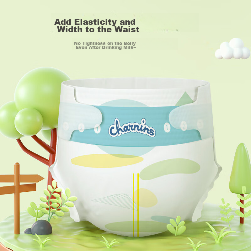 Jiayi Oxygen Forest Diapers, XL Size, 72 Pieces (12-17KG), Ultra-Thin, Suitable...