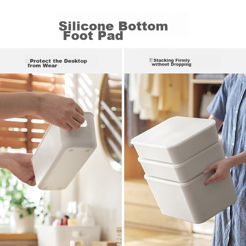 Lanjiaoluo Storage Box, Desktop Organizer, Makeup And Snack Storage Basket, Kitc...