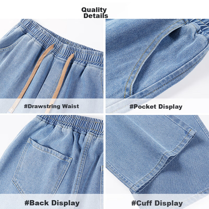 Warrior Denim Jeans for Men, Spring And Autumn American Retro Straight-Leg Pants...