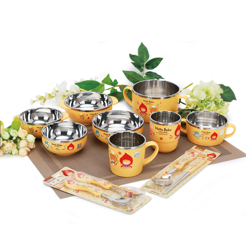 LOCK&LOCK Children's Tableware, Imported Stainless Steel, Elementary School Stud...