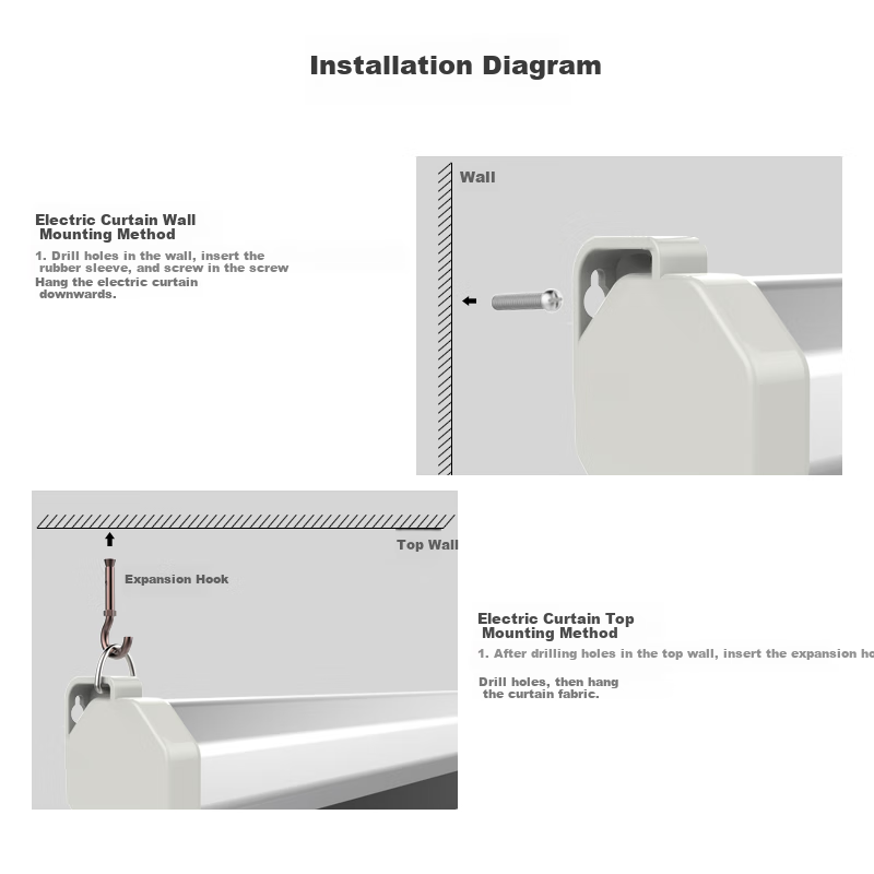 KUAIDUOXIAOWU Electric Motorized Projector Screen Aviation Dual Socket 84 Inch 1...