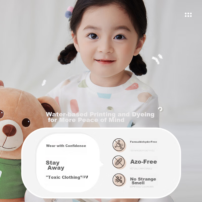 Labi Children's Underwear Set, Double-Sided Fabric, Boys And Girls Autumn Clothe...