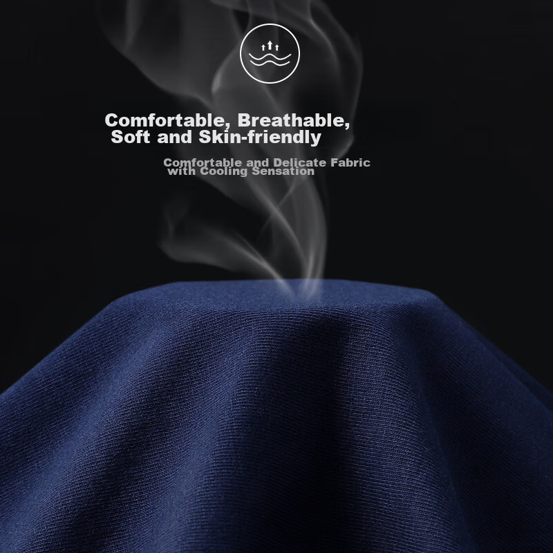 Langsha Men's Underwear, Boxer Briefs, Combed Cotton, Loose-Fitting, Large Size,...