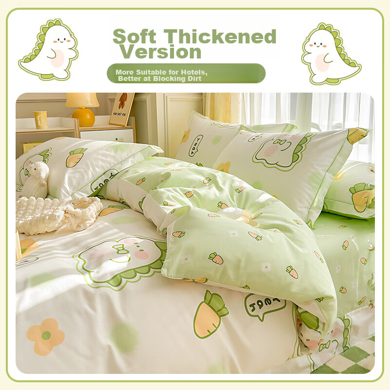 Jtrip Disposable Bed Sheet Set Thickened Hotel Bedding Travel Set Cotton Soft Fo...