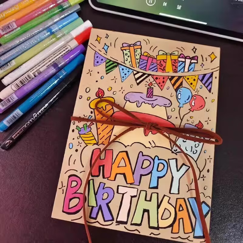 Jiamo Accordion Folding DIY Photo Album, 3D Book, Self-Made Blank Handmade Album...