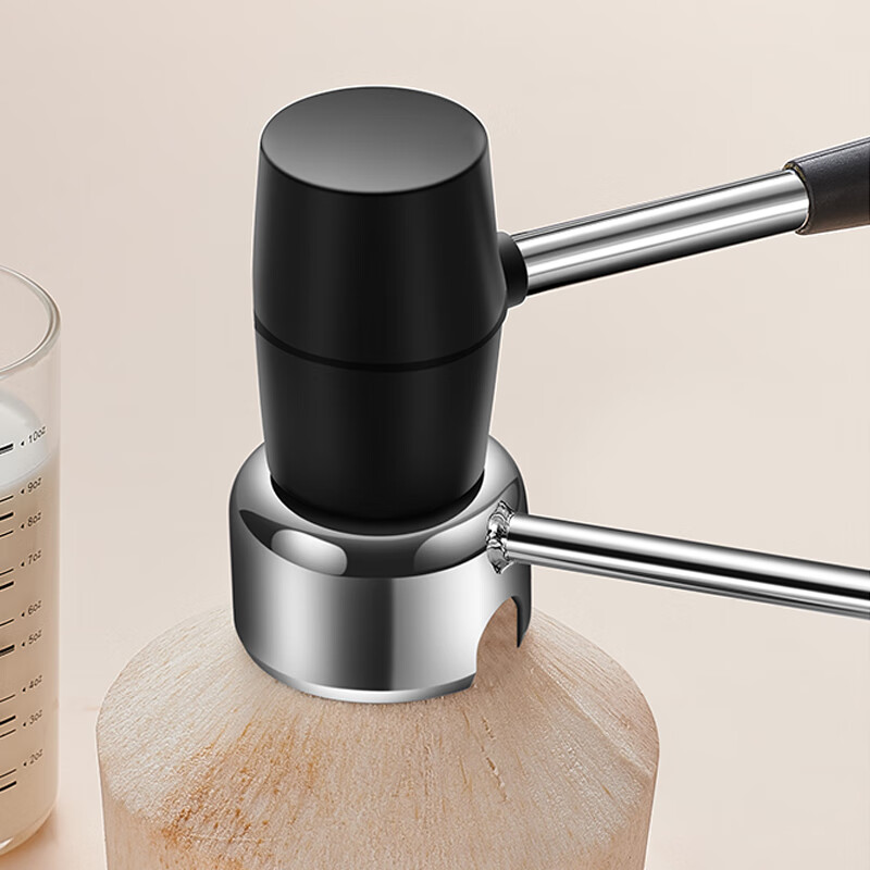 Jekero Coconut Opener [3-Piece Set], Coconut Opener Tool, Coconut Opening Kit