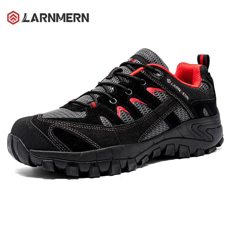 Langmen Safety Shoes for Men with Steel Toe Cap, Anti-Smashing, Puncture-Resista...