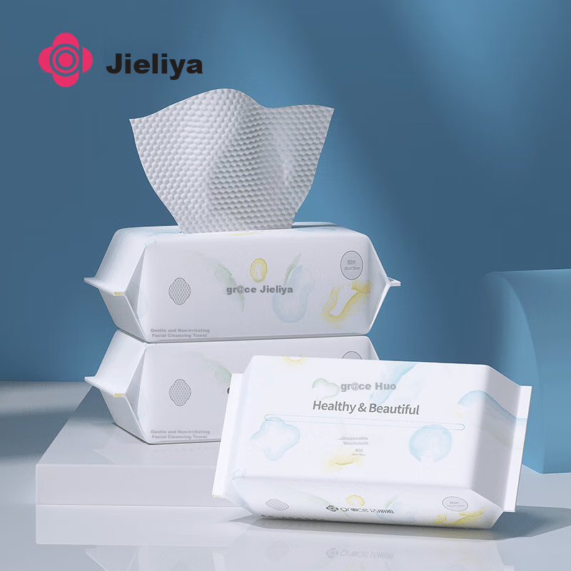 Grace Disposable Facial Cleansing Wipes, Soft Tissues for Home And Travel, Porta...