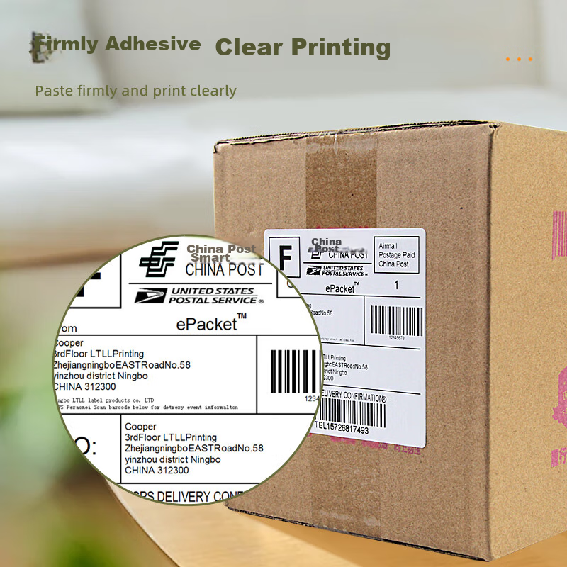 Laiteli 100*50*960 Sheets*1 Roll, Triple-Protection Thermal Label Printing Paper...