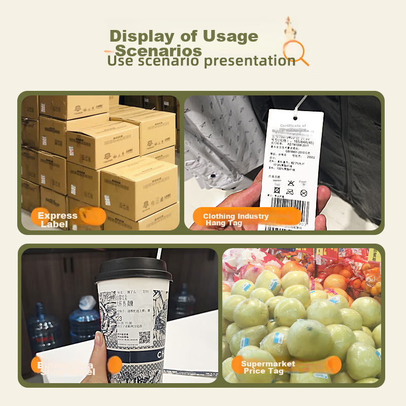 Laiteli 100*50*960 Sheets*1 Roll, Triple-Protection Thermal Label Printing Paper...