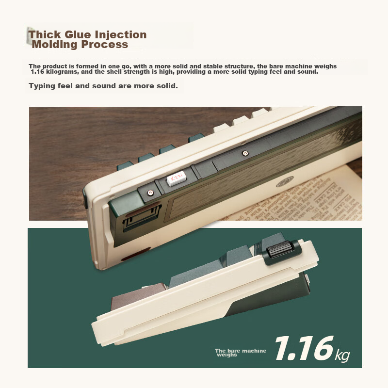 KZZI K98 Tri-Mode Mechanical Keyboard, Wireless 2.4G Bluetooth Wired, 98 Keys, R...