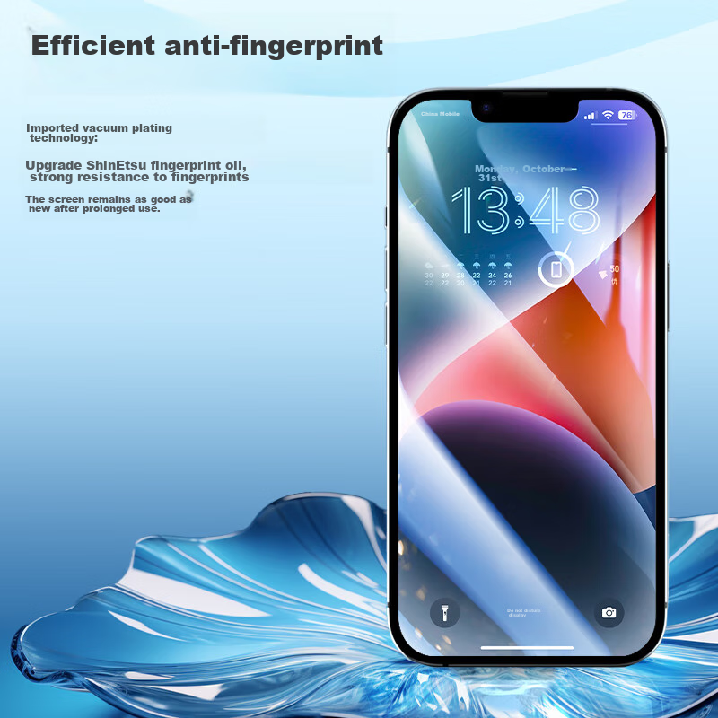 Langke [2 Pieces] Tempered Glass Screen Protector for IPhone 14 Pro Max, Apple 1...