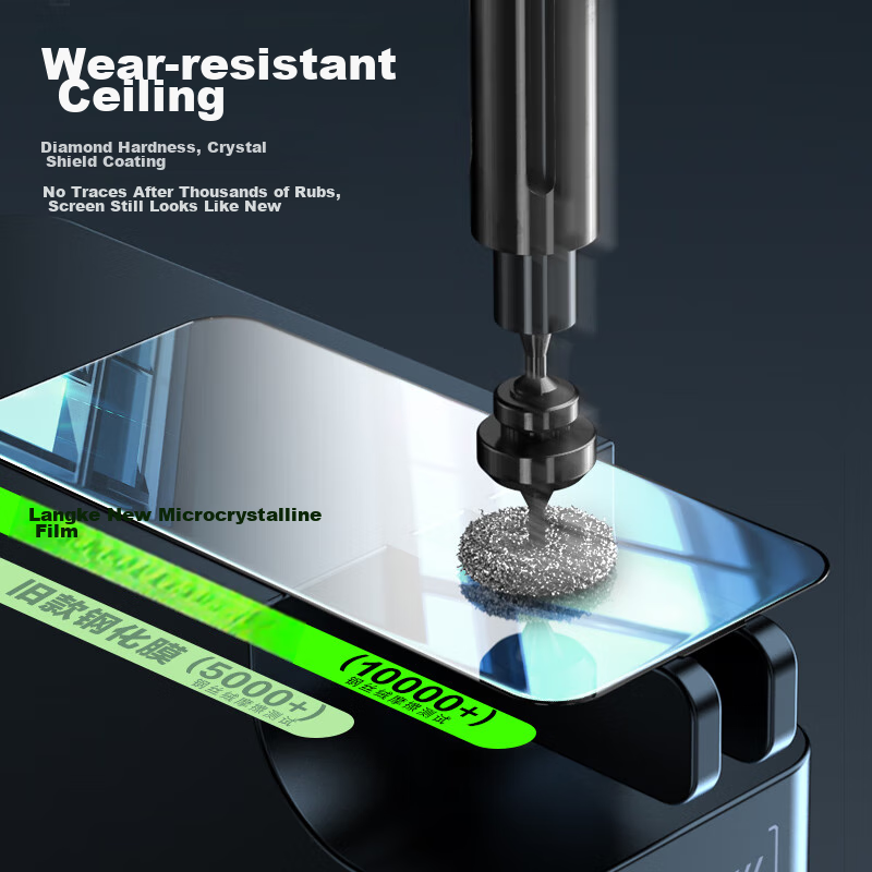 Langke [2 Pieces] Tempered Glass Screen Protector for IPhone 14 Pro Max, Apple 1...