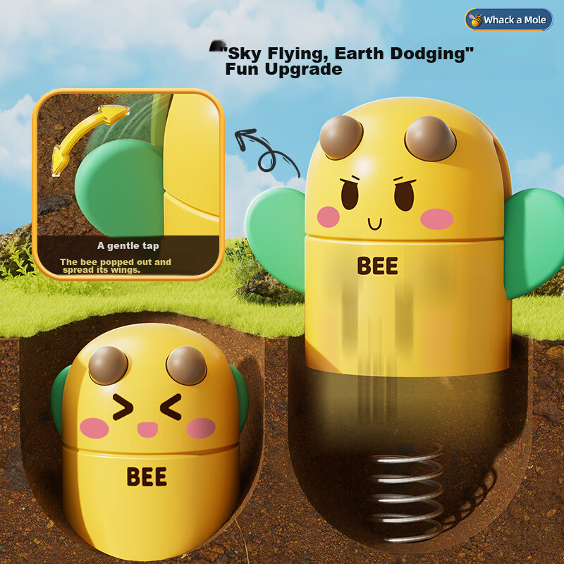 Kakabei Baby Toy, 0-6 Months Whack-A, Early Education Hammering Game, for Boys A...