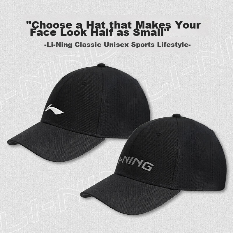 LI-NING Baseball Cap, Visor Hat, Unisex, Sun Protection, Summer Sports, Running,...