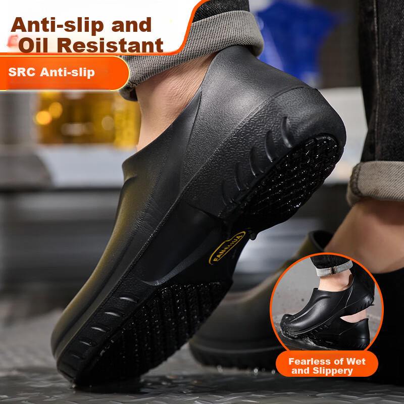 Laoguanjia Chef Shoes, Non-Slip, Waterproof, Oil-Resistant, Kitchen Work Shoes,...