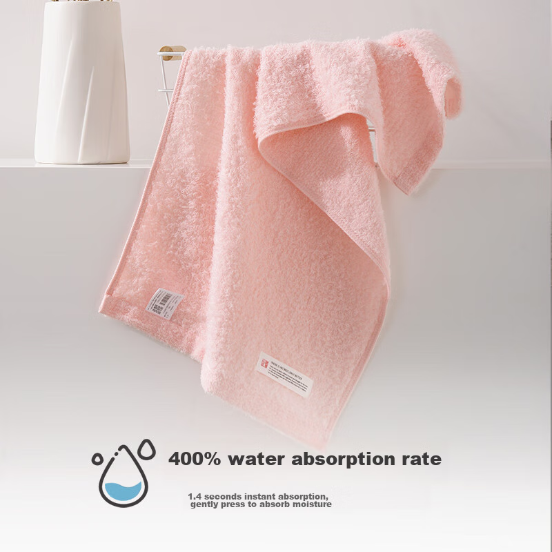 Jinhao Towels, 100% Pure Cotton Face Towels, 60s High-Count Combed Cotton, Grade...