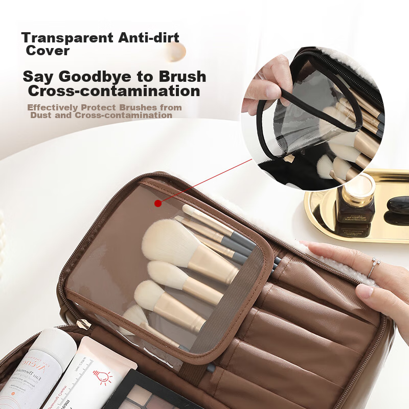 Lively Travel Cosmetic Bag, Large Capacity, Portable for Women, 2023 Toiletry An...