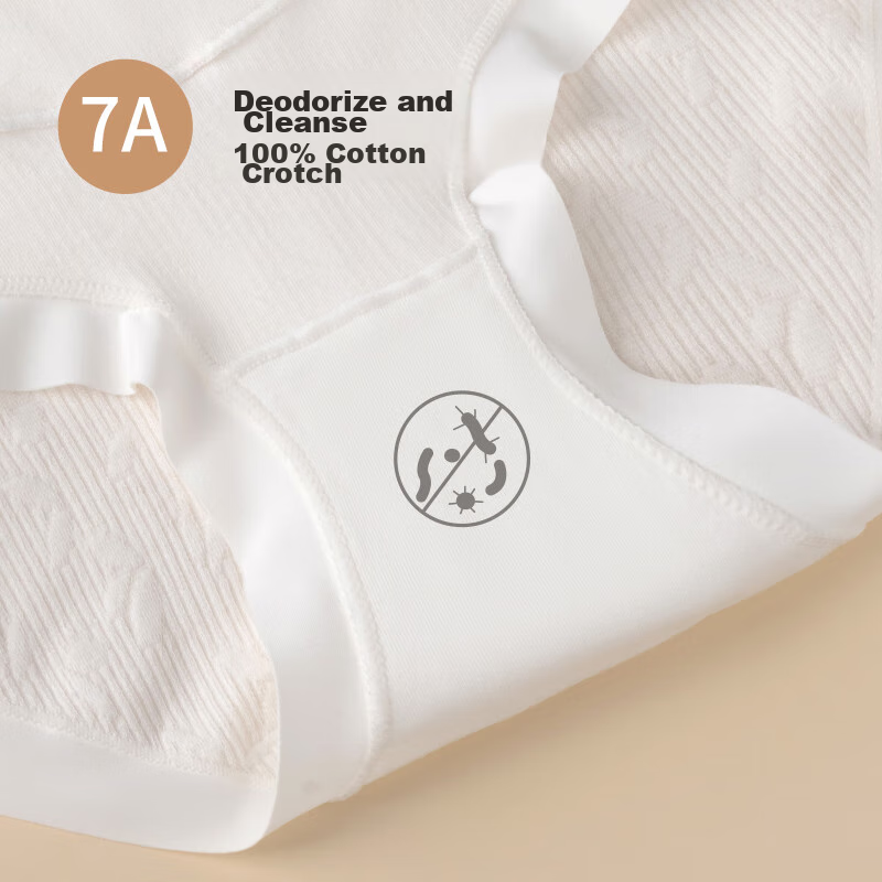 Langsha Maternity Underwear for Women, High-Waisted, Belly Support, Cotton 7A An...