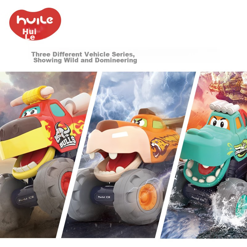 Huile Toy Car, Construction Vehicle, Off-Road Vehicle, for Infants And Toddlers,...
